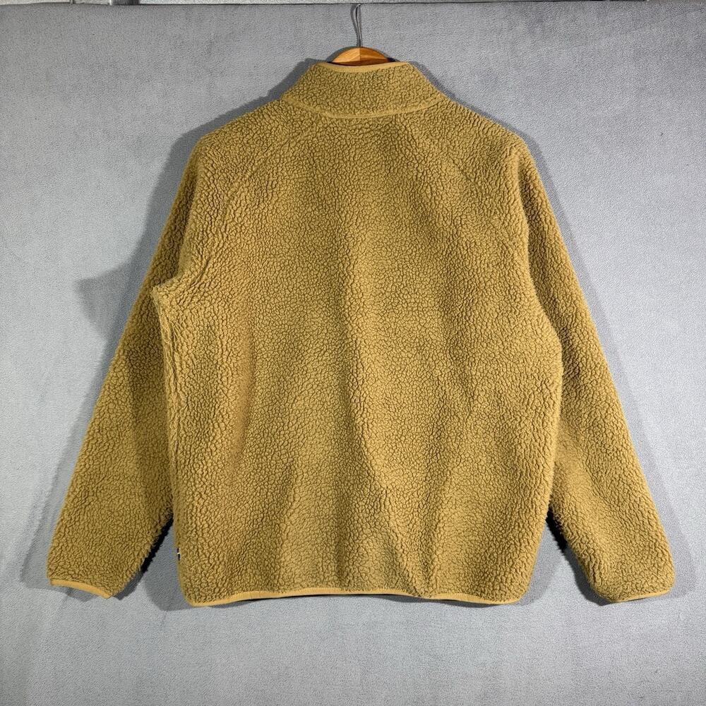 Fjallraven Vardag Pile Fleece Jacket Womens M Buckwheat Brown Full Zip Hiking - Picture 5 of 7